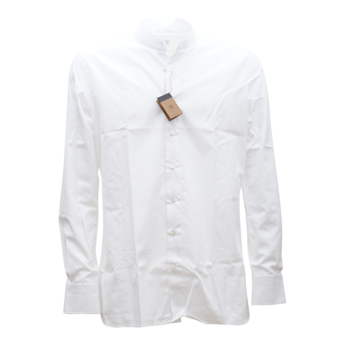 100 Hands Bespoke White Cotton Poplin Shirt